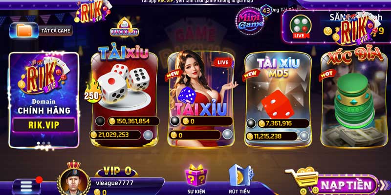 Giới thiệu cổng game RikVip